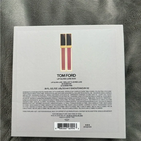 Tom Ford Set Of 2 Lipglosses In Box - Picture 3 of 3